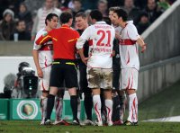 Fussball DFB Pokal 10/11 : VfB Stuttgart - FC Bayern Muenchen