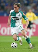 Fussball 1. Bundesliga: Werder, BOROWSKI Einzelaktion