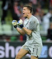 Fussball International EM 2012 - Testspiel :  Torwart Wojciech Szczesny (Polen)