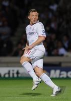 FUSSBALL  International CHL 09/10:  JUBEL OLIC  (FC Bayern  Muenchen)