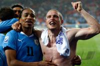 FUSSBALL WM 2010,  Achtelfinale: Uruguay - Suedkorea