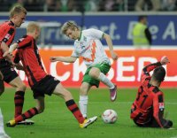 Fussball 1. Bundesliga 10/11:  Eintracht Frankfurt - SV Werder Bremen