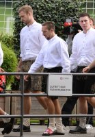 Fussball 1. Bundesliga 2013/2014:  FC Bayern Muenchen in Lederhosen