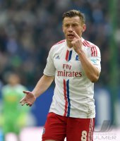 Fussball, 1. Bundesliga  Saison 2014/2015: Hamburger SV - Borussia Moenchengladbach