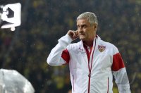 Fussball 1. Bundesliga Saison 14/15: Trainer Armin Veh (VfB Stuttgart)