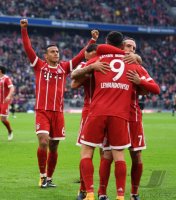 Fussball 1. Bundesliga Saison 17/18: FC Bayern Muenchen - 1. FSV Mainz 05