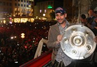 Fussball 1. Bundesliga  Deutscher Meister 14/15 FC Bayern Muenchen