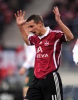 Fussball 1. Bundesliga : Enttaeuschung Marek Mintal  (1 FC Nuernberg)