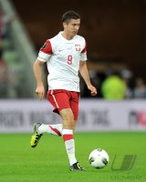 Fussball International EM 2012 - Testspiel :  Robert Lewandowski (Polen)