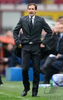 FUSSBALL SERIE A:  Trainer Massimilliano Allegri (AC Mailand)