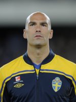 Fussball International EM 2012-Qualifikation:  Daniel Majstorovic (Schweden)
