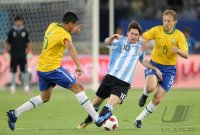 FUSSBALL INTERNATIONAL:  Argentinien - Brasilien