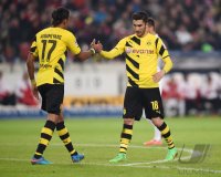 Fussball 1. Bundesliga Saison 14/15: VfB Stuttgart - Borussia Dortmund