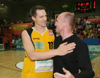 Basketball 1. Bundesliga  06/07 Walter Tigers Tuebingen  - Skyliners Frankfurt