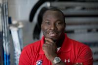 Eishockey; Goalie Fred Brathwaite (Adler Mannheim)