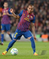 FUSSBALL INTERNATIONAL  CHL HALBFINALE 11/12: Daniel Alves (Barca)