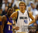Basketball NBA  Mavericks  vs. Lakers  Dirk Nowitzki  (D)