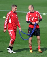 Fussball 1. Bundesliga 11/12: FC Bayern Muenchen Training in Doha