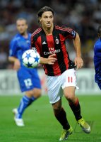 Fussball Champions League  Saison 2010/2011:  Zlatan Ibrahimovic (AC Mailand)