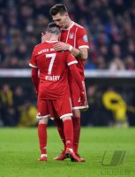 Fussball DFB Pokal Achtelfinale 17/18: FC Bayern Muenchen - Borussia Dortmund