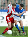 Fussball 1. Bundesliga: Bochum - Koeln, Zweikampf