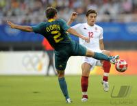 FUSSBALL  Olympia 2008  Peking  Vorrunde Australien - Serbien