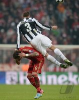 FUSSBALL INTERNATIONAL CHL VIERTELFINALE 12/13: FC Bayern Muenchen - Juventus Turin