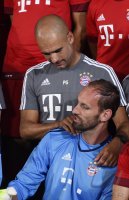 Fussball 1. Bundesliga 2015/2016: Fototermin beim FC Bayern Muenchen