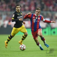 Fussball 1. Bundesliga Saison 14/15: FC Bayern Muenchen - Borussia Dortmund