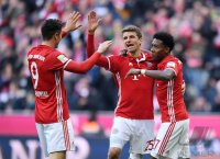 Fussball 1. Bundesliga Saison 2016/2017: FC Bayern Muenchen - Hamburger SV