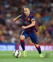 FUSSBALL International 2014/2015: Andres Iniesta (Barca)