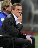 FUSSBALL CHL  Saison 10/11:  Trainer Ralf Rangnick (FC Schalke 04)