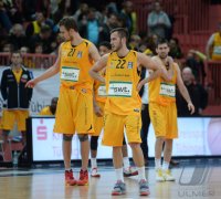 Basketball 1. Bundesliga 14/15 Hauptrunde:  Walter Tigers Tuebingen - BG Goettingen