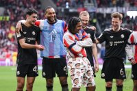 Fussball 1. Bundesliga  Saison  2025/2026  28. Spieltag SC Freiburg - FC Bayern Muenchen