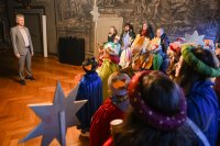 Oberbuergermeister Boris Palmer empfaengt Sternsinger 2026