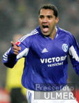 Fussball 1. Bundesliga: Dortmund - Schalke, AILTON jubelt n. 0:1