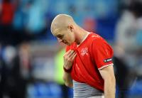 FUSSBALL EURO 2008: Schweiz - Tuerkei, Senderos enttaeuscht