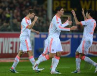 Fussball 1. Bundesliga  Saison 2012/2012: JUBEL FC Bayern Muenchen