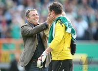 Fussball 1. Bundesliga: Bremen - Frankfurt