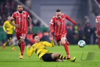 Fussball DFB Pokal Achtelfinale 17/18: FC Bayern Muenchen - Borussia Dortmund