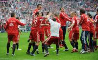 Fussball 1. Bundesliga : JUBEL FC Bayern Muenchen