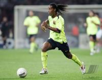 Fussball International UCL: Madrid, RONALDINHO Einzelaktion am Ball