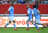 Fussball 2. BUNDESLIGA 14/15: JUBEL Rubin Okotie (1860 Muenchen)