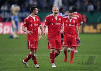FUSSBALL  DFB POKAL   JUBEL ROBBEN (FC Bayern Muenchen)