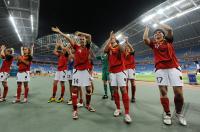 FUSSBALL  Olympia 2008   Viertelfinale  Frauen   Schweden - Deutschland