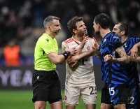 FUSSBALL CHAMPIONS LEAGUE SAISON 24/25
Viertelfinal Rueckspiel, Inter Mailand - FC Bayern Muenchen
