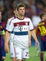 Fussball CHL 14/15 Halbfinale: Enttaeuschung FC Bayern Muenchen