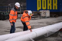 Neckartalbruecke der Bundesstrasse 32 ueber das Neckartal bei Horb