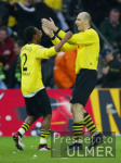 Fussball 1. Bundesliga: Dortmund - Frankfurt, BVB Jubel n. 2:0