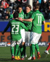 Fussball 1. Bundesliga  Saison 2011/2012:  SC Freiburg - SV Werder Bremen